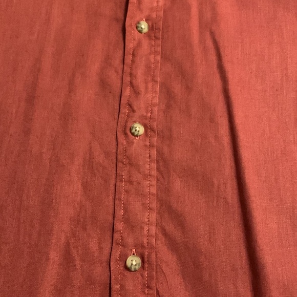 Alvaro A Moreno Linen Blend Button-down Shirt - Picture 4 of 10